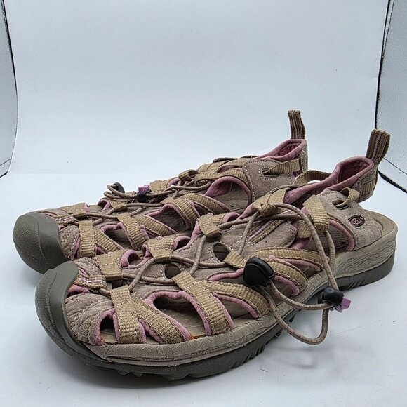 KEEN Whisper Sandals Womens Size 9.5 Brown Pink Sandals Closed Toe Casual Summer - Picture 4 of 13